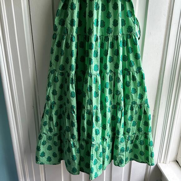 The Printfresh x Paper & Pencil Co. Zinnia Tiered Popover Maxi Dress NWT - Picture 8 of 10